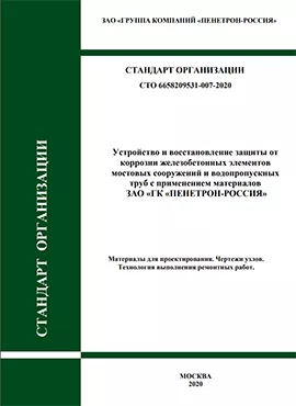 СТО 6658209531-007-2020 Защиты мостовых сооружений и водопропускных труб